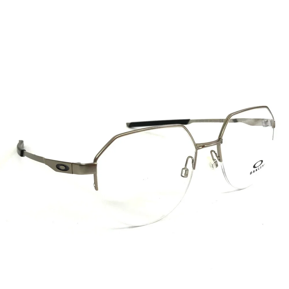 Oakley Eyeglasses Frames Inner Foil OX3247-0352 Satin Chrome Half Rim 52-17-140